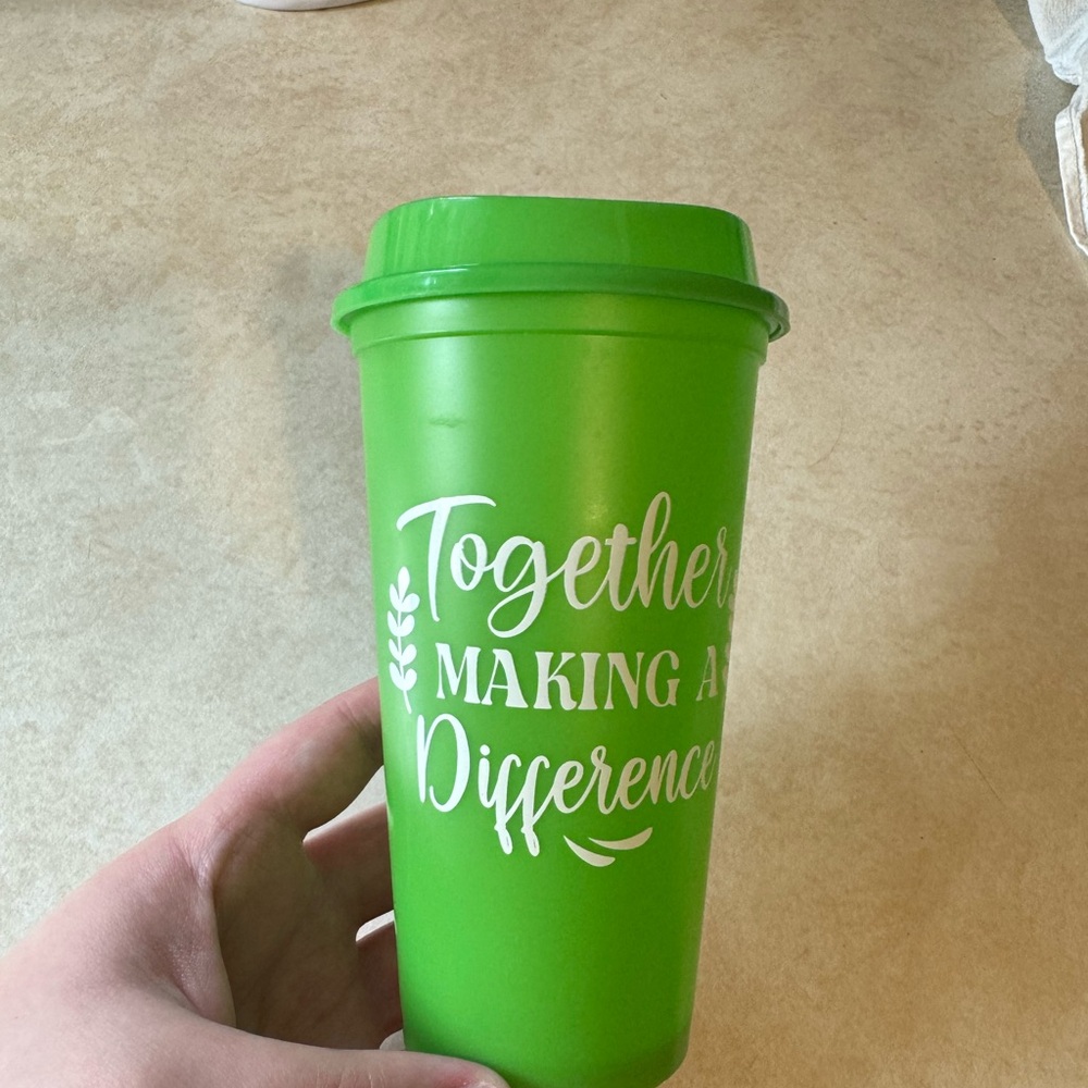 Green Motivational Tumbler